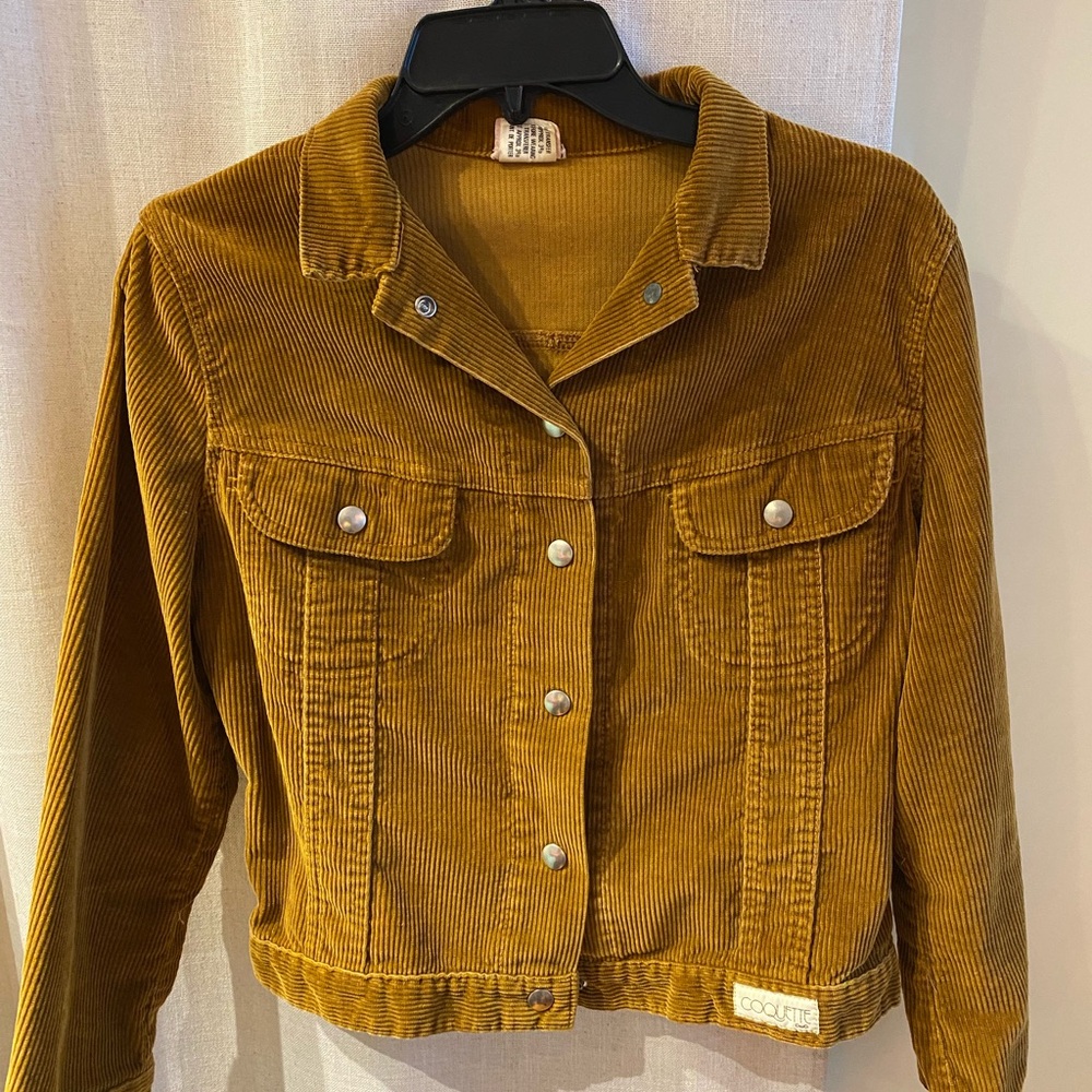 Corduroy Mustard Jacket